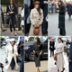 Clockwise from top left: Meghan Markle arrives in Birmingham, England, on March 8, 2018; Markle attends Christmas Day Church service on Dec. 25, 2017, in King’s Lynn, England; Markle arrives at Edinburgh Castle in Scotland on Feb. 13, 2018; Markle during a visit to Titanic Belfast maritime museum in Northern Ireland on March 23, 2018; Markle attends an Anzac Day Service at Westminster Abbey in England on April 25, 2018; Markle attends the 2018 Commonwealth Day service at Westminster Abbey on March 12, 2018.
